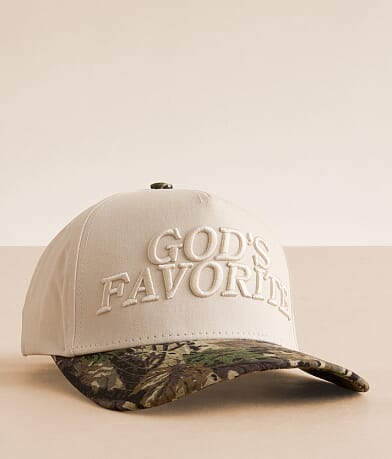 The Happiest God's Favorite Baseball Hat front view