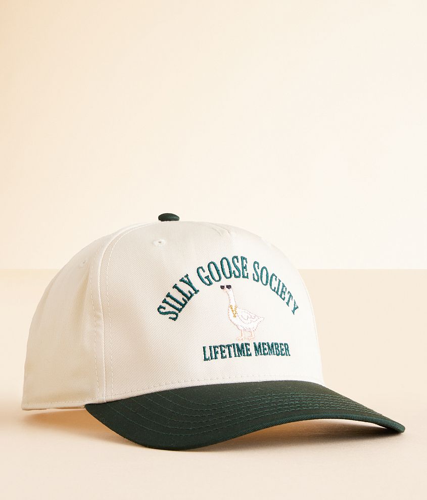 The Happiest Silly Goose Society Baseball Hat front view