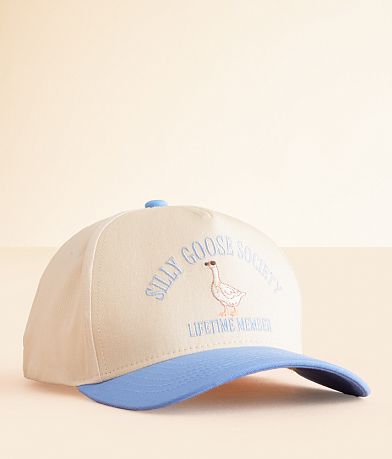 The Happiest Silly Goose Society Hat front view
