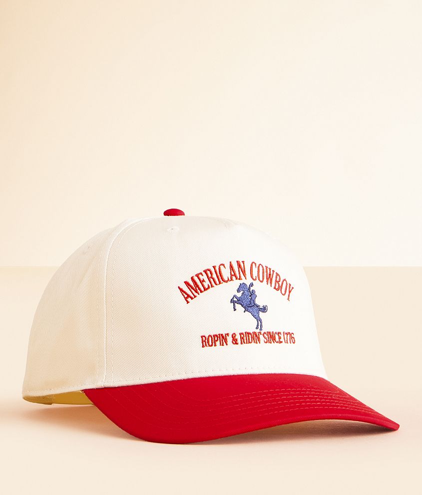 The Happiest American Cowboy Baseball Hat front view