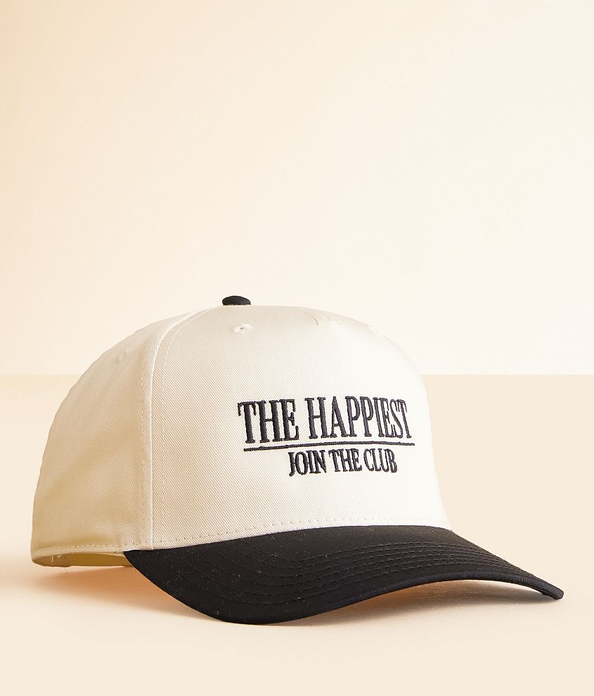 The Happiest Join The Club Baseball Hat front view