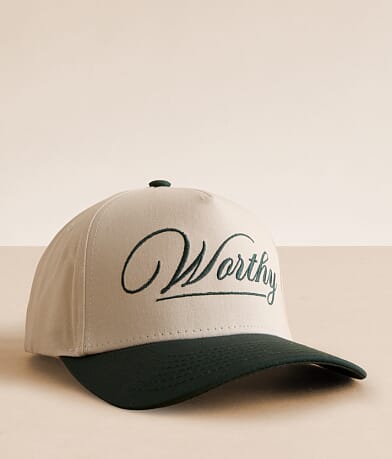 The Happiest Worthy Baseball Hat front view