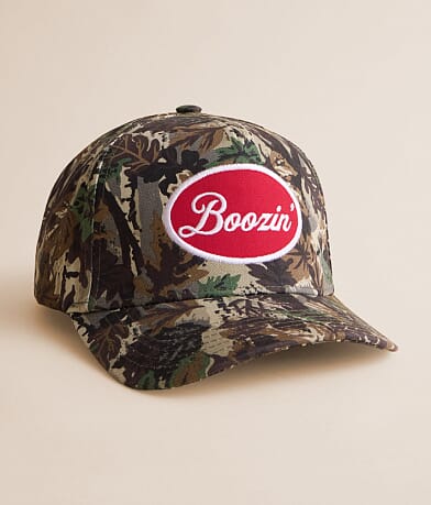 The Happiest Boozin' Camo Hat front view