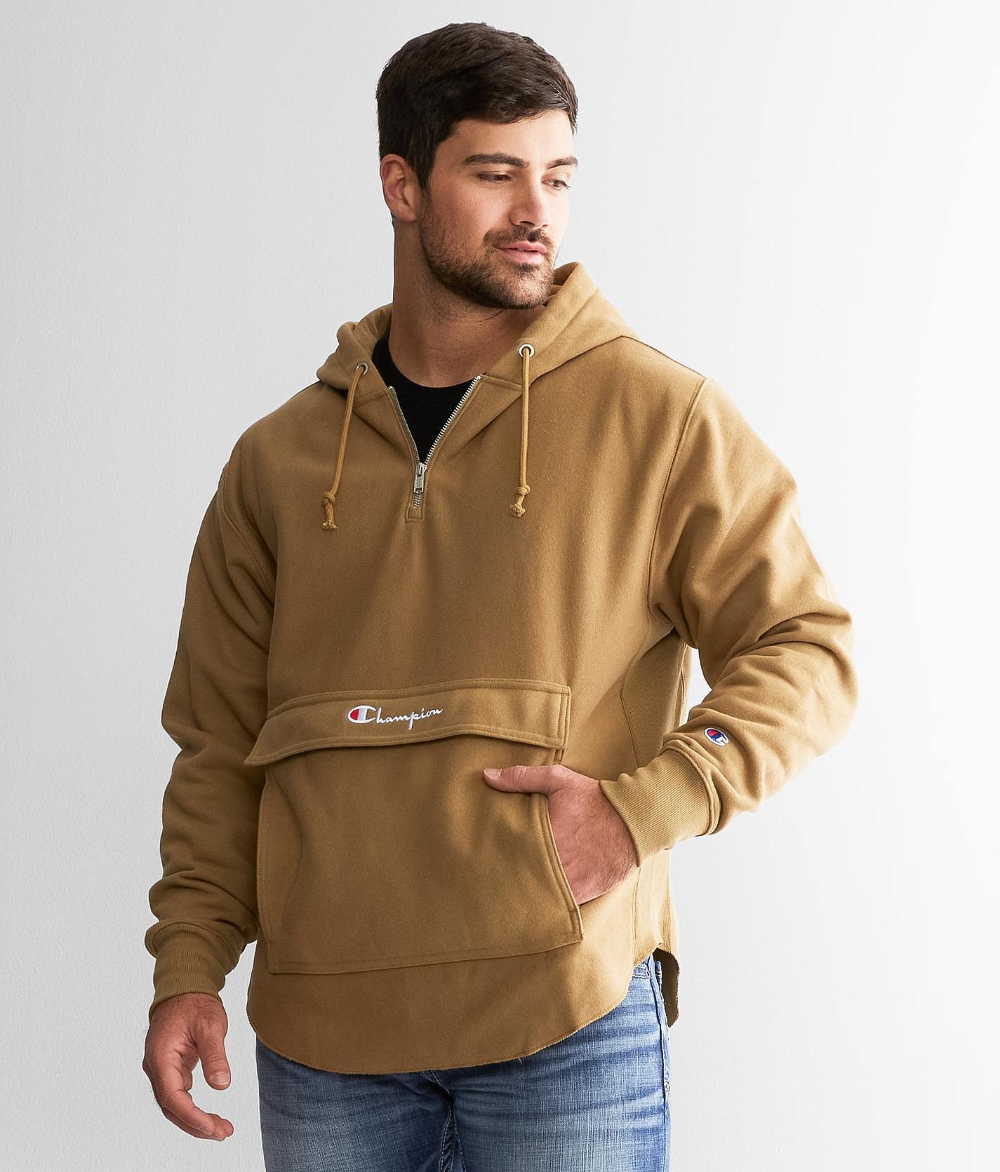 Champion® Reverse Weave Hooded Sweatshirt - Men's Sweatshirts in