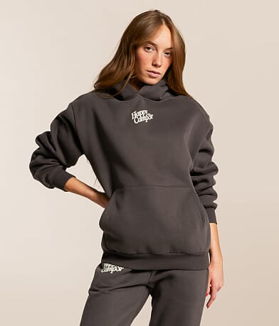 Happy Camp3r Puff Hooded Sweatshirt front view