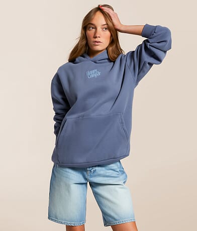 Happy Camp3r Puff Hooded Sweatshirt front view