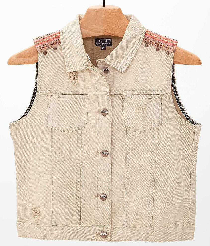 Hart Denim Vest front view