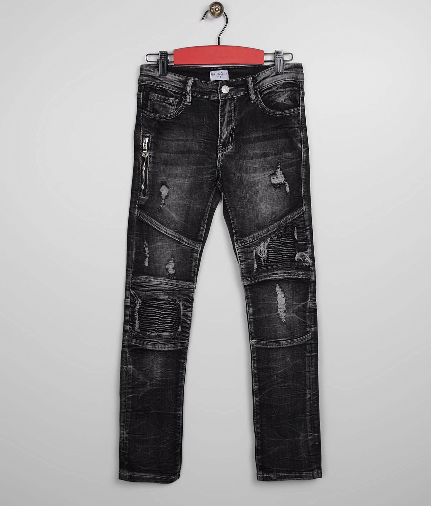 Haus of jr wax coated moto biker jeans - baby size 1T popular - red