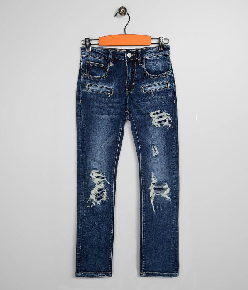 Boys - Haus of JR Moto Taper Stretch Jean front view