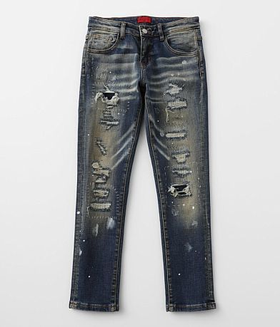 Haus of JR Boys - Gustavo Taper Stretch Jean front view