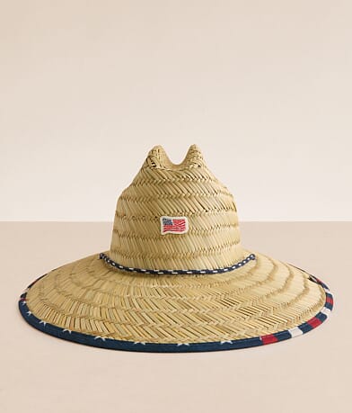 HEMLOCK HAT CO. Signature Lifeguard Stars & Stripes Hat front view