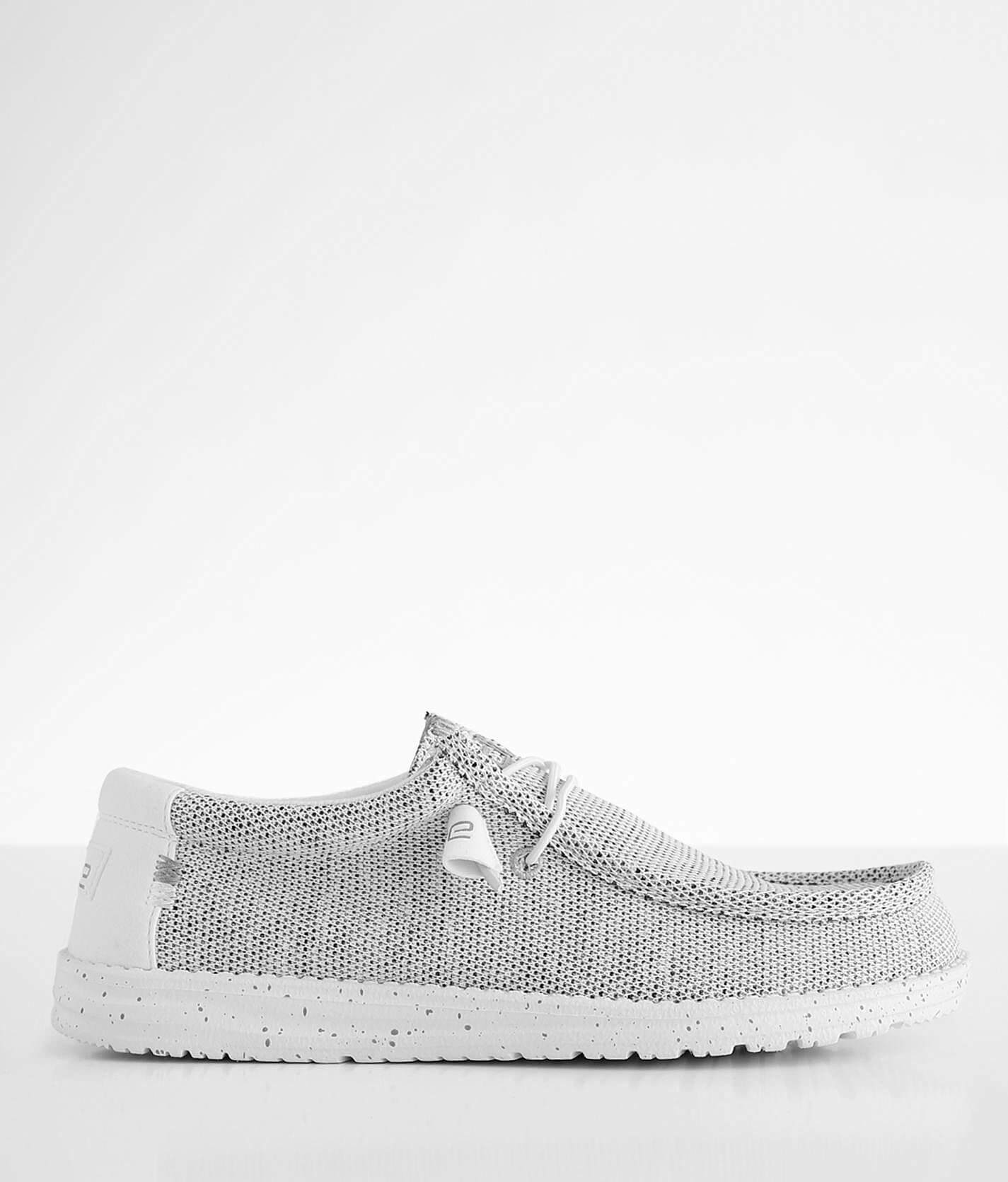 Hey Dude Wally Sox Stone White Men\'s Slip-on Casual Shoes 10 Men main image 4