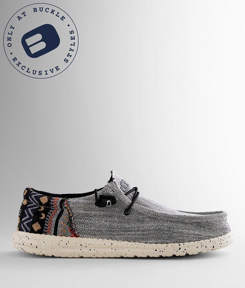 Hey Dude Wally Funk Shoe - Men's Shoes in Woven Earth | Buckle