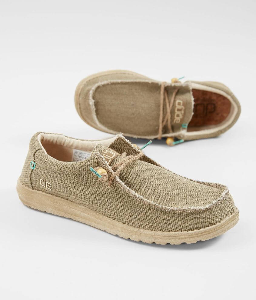Hey Dude Wally Braided Shoe Men S Shoes In Sage Buckle