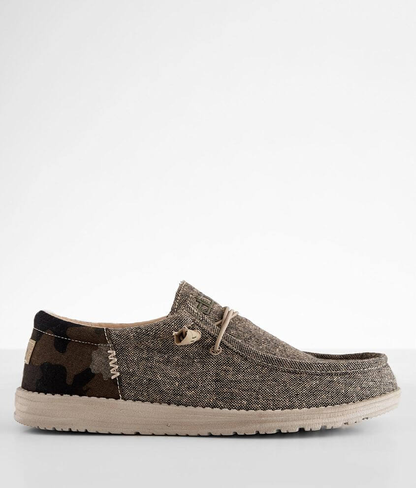 NWT Hey Dude Wally Funk Camo Brown Men\'s 8 Slip On Comfort HEYDUDE Wally Funk Patriot Slip-On - Men main image 4