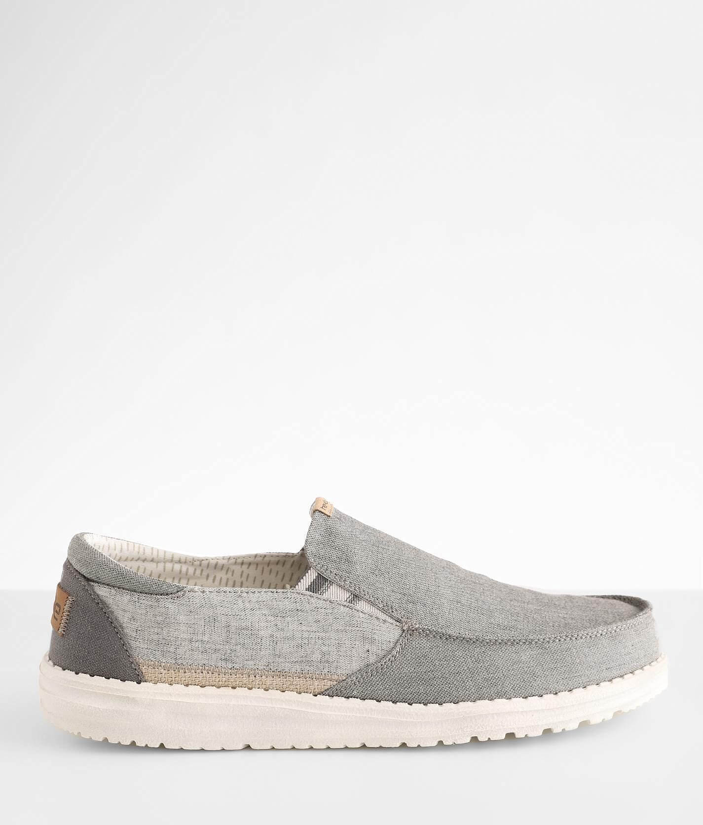 Hey Dude Thad Mens Chambray‎ Ombre Blue Slip On Loafers Shoes 111912125 Size 7 New Era NY Fitted Hat - 7 1/4 | Multi-Color Yarn main image 3