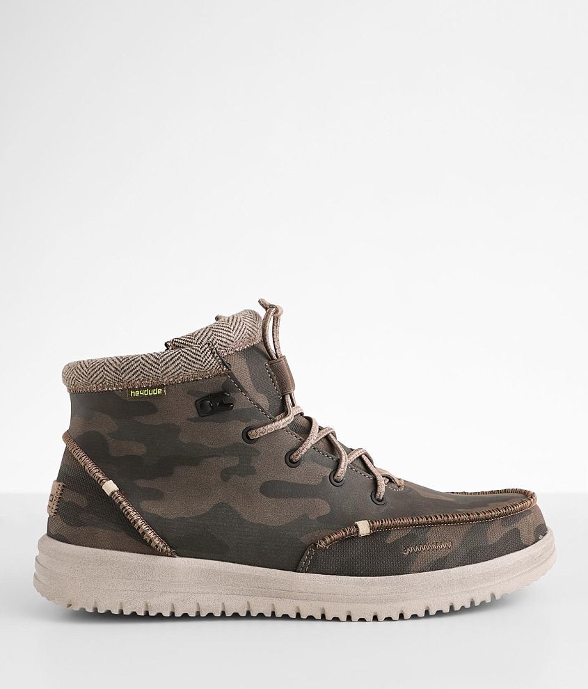 Hey Dude Paul - Woodland Camo  Woodland camo, Bison leather, Camo