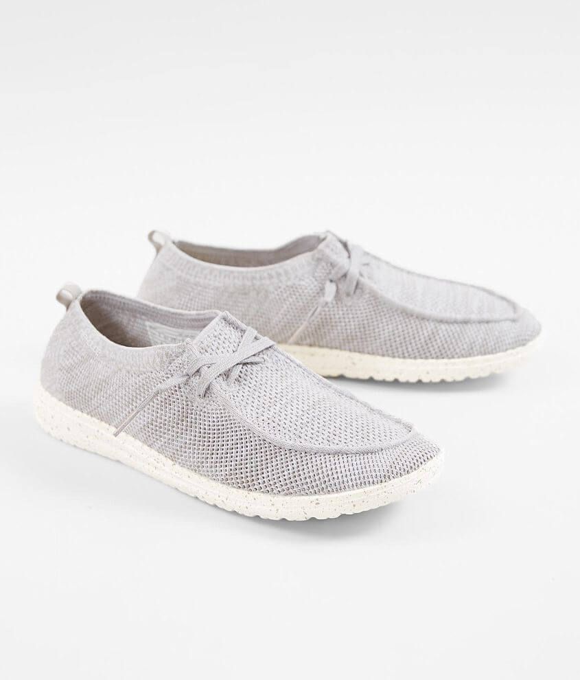 Wendy Stretch Womens Light Grey Hey Dude Shoes Hey Dude Wendy Shoe