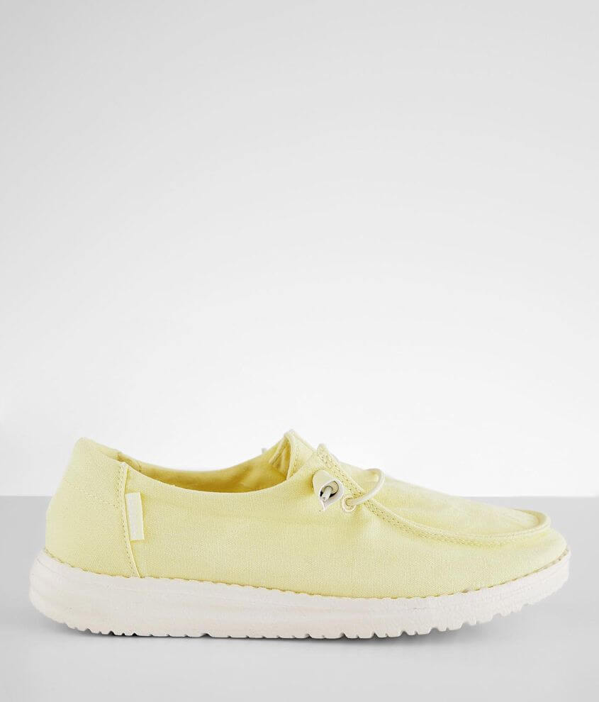 Yellow hey store dude shoes