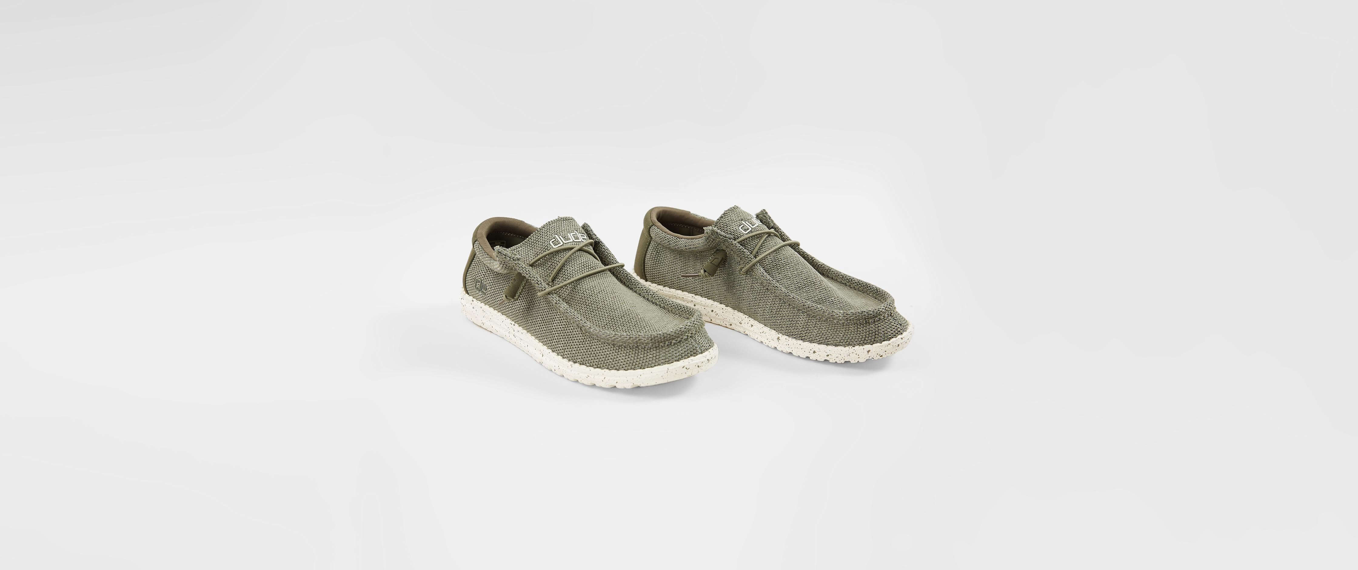 Hey Dude Wally L Sox Shoe Men's Shoes in Sage Buckle