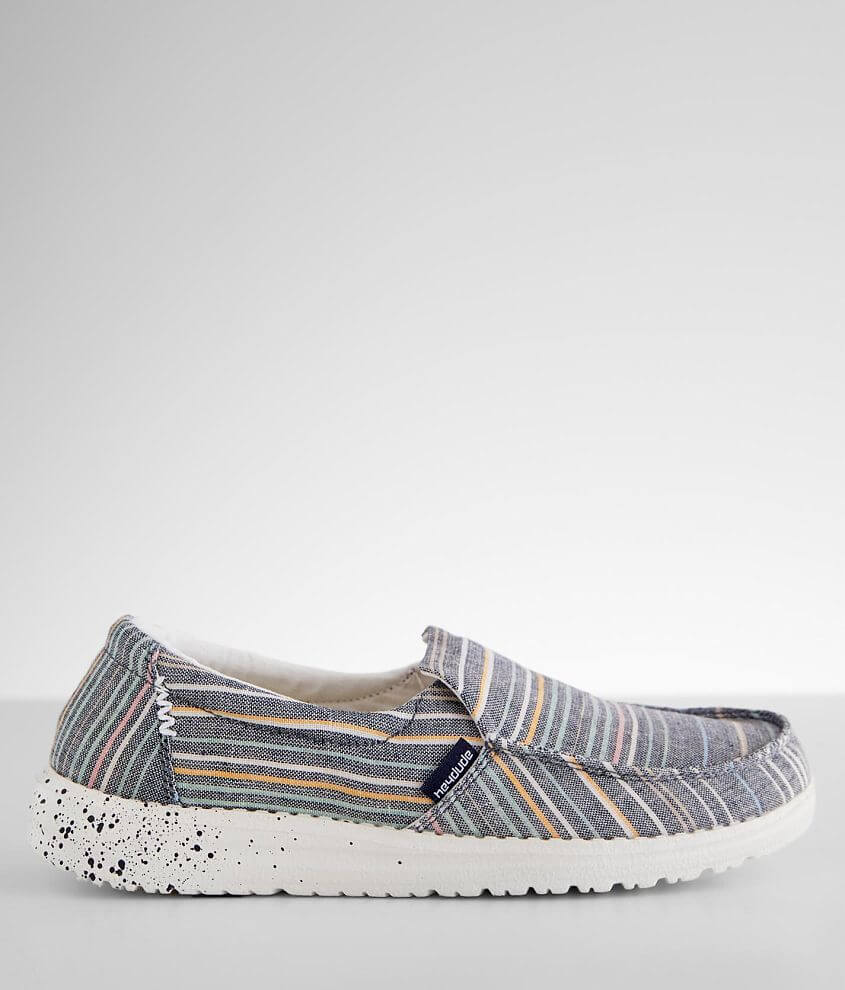 Hey Dude Misty Chambray Shoe - Women's Shoes in Stripes Blue