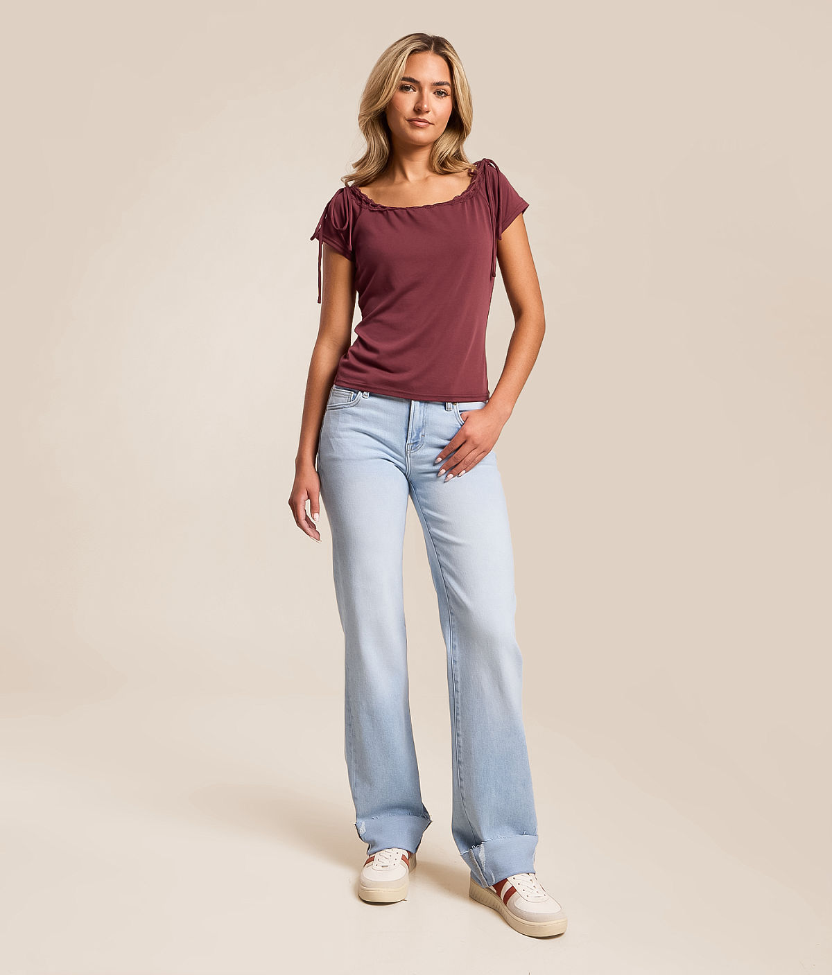 HIDDEN Blake Classic Straight Stretch Cuffed Jean — Encinitas by Buckle