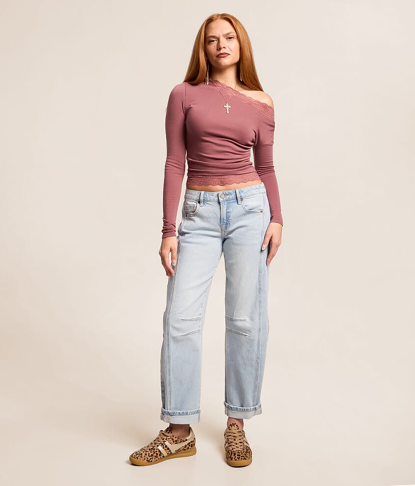 Blake Mid-Rise Barrel Jean