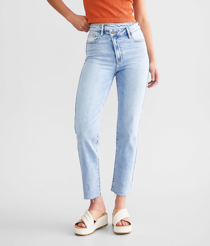 Criss Cross Waistband Jeans