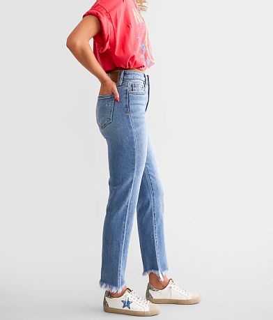 HIDDEN Tracey Cropped Straight Jean full right side view