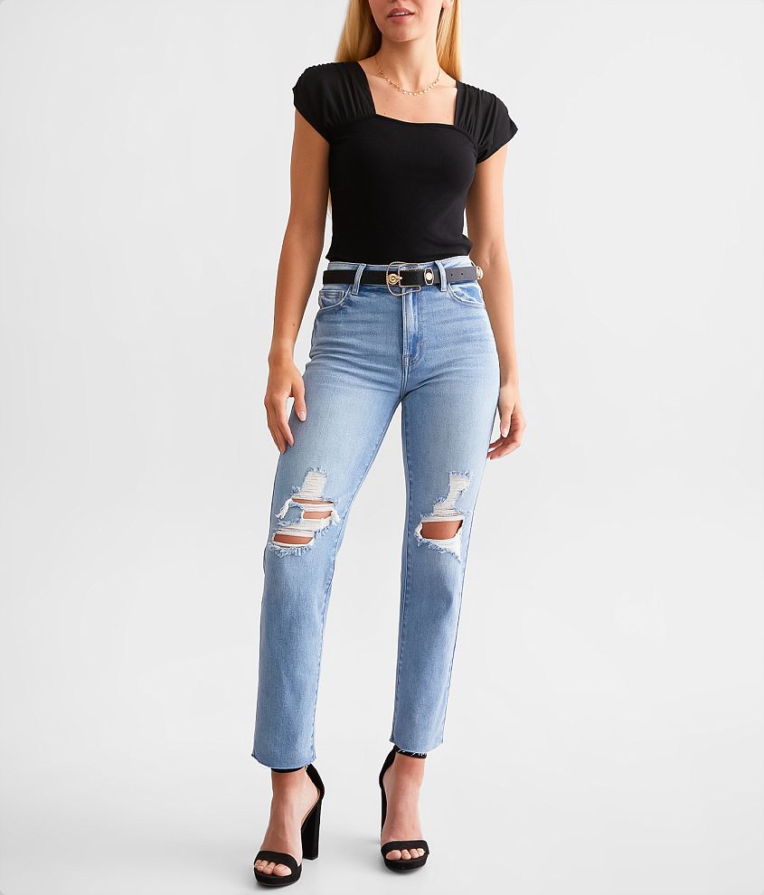 HIDDEN Tracey Cropped Straight Jean