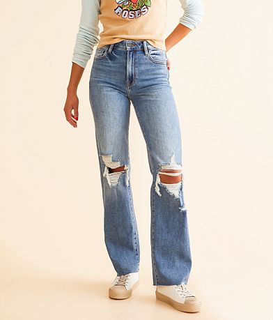 HIDDEN Ella Classic Straight Stretch Jean front view