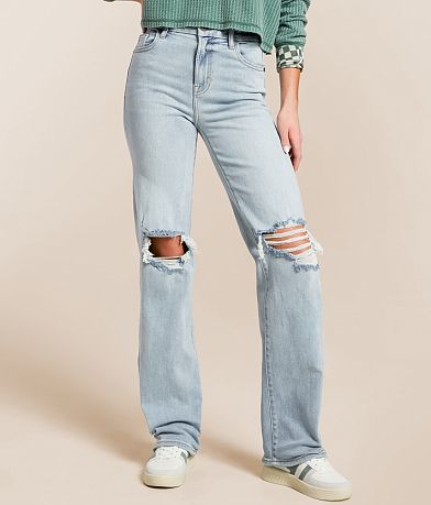 HIDDEN Ella Classic Straight Stretch Jean front view