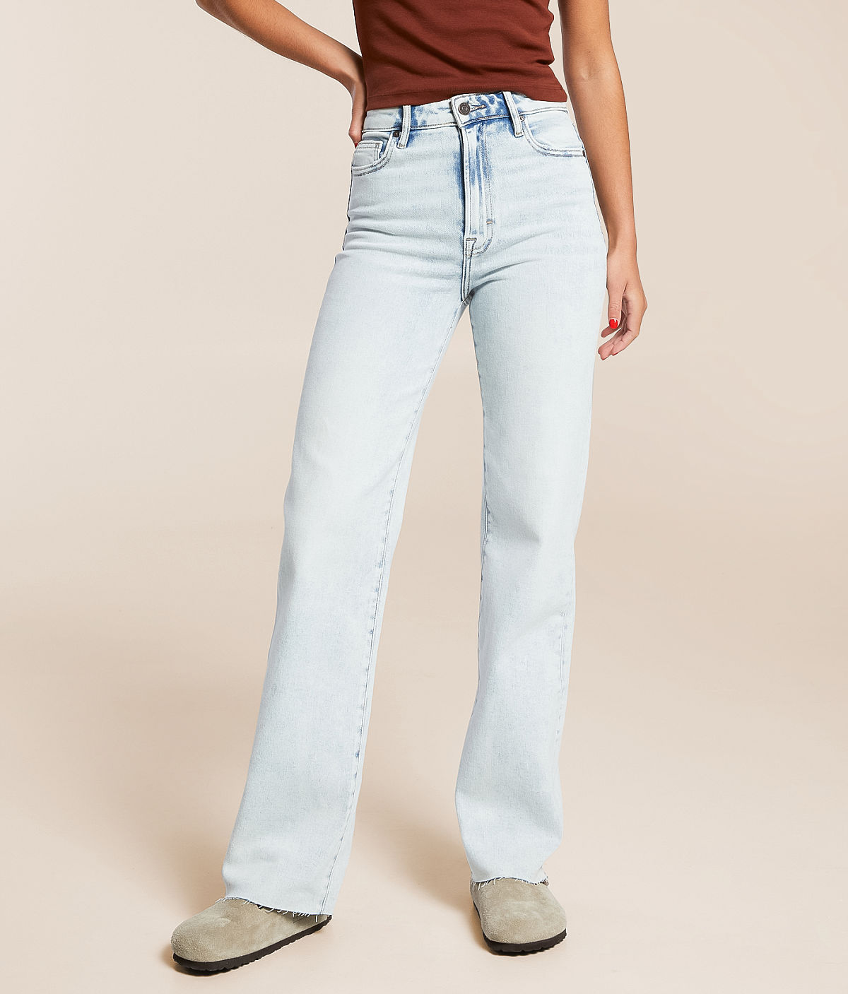 HIDDEN Ella Classic Straight Stretch Jean — Vivid by Buckle