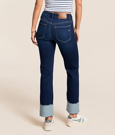Chloe Cropped Straight Stretch Cuffed Jean thumbnail 3
