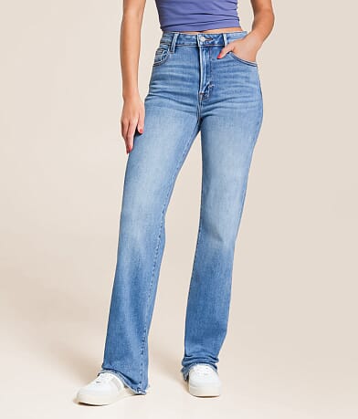 HIDDEN Ella Classic Straight Stretch Jean front view