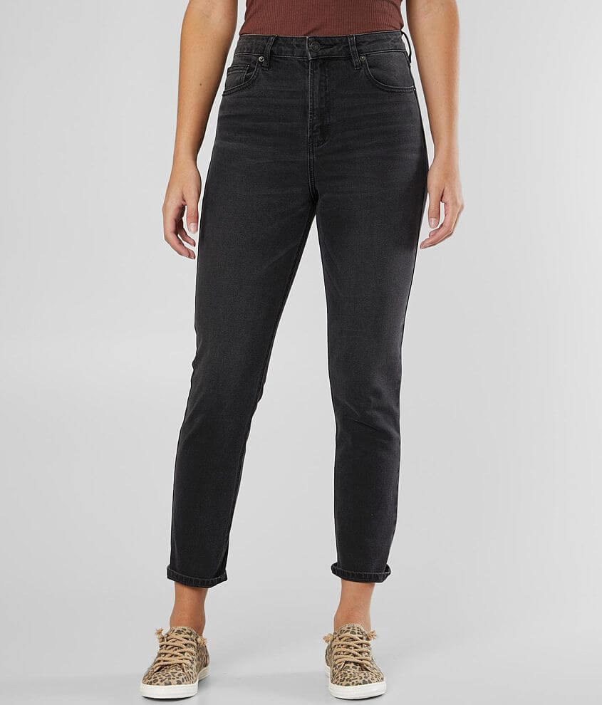 HIDDEN Zoey Mom Fit Stretch Jean front view