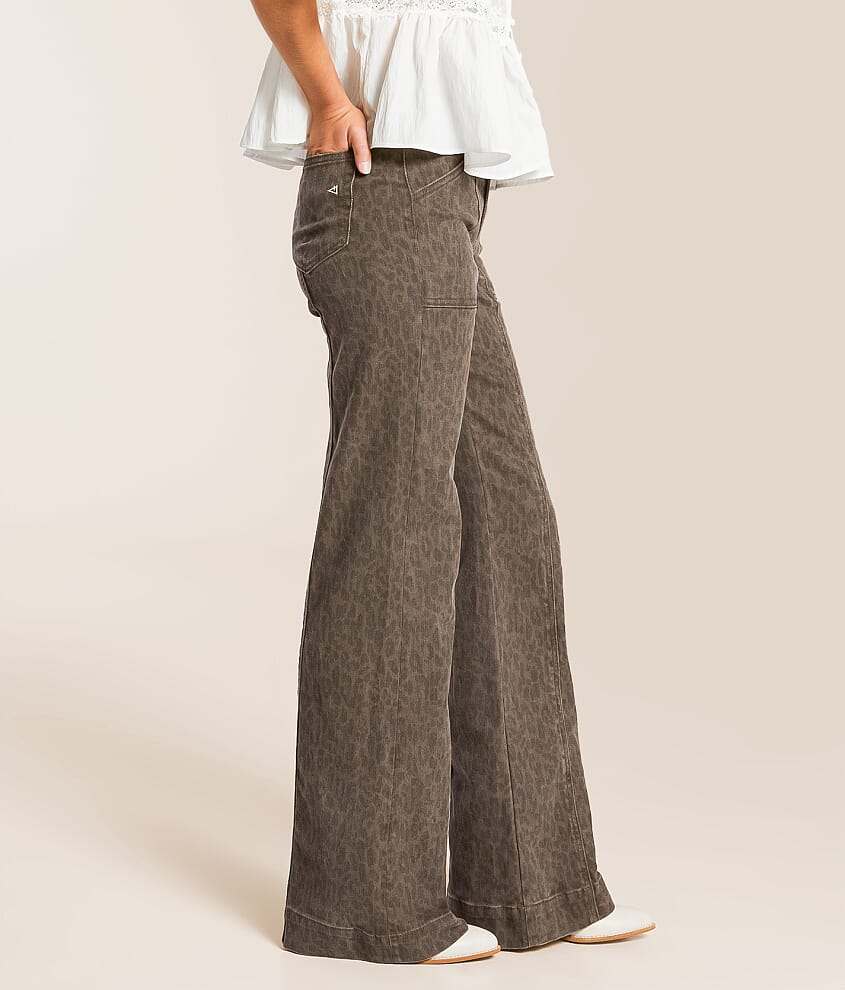 Happi Cheetah Flare Stretch Jean