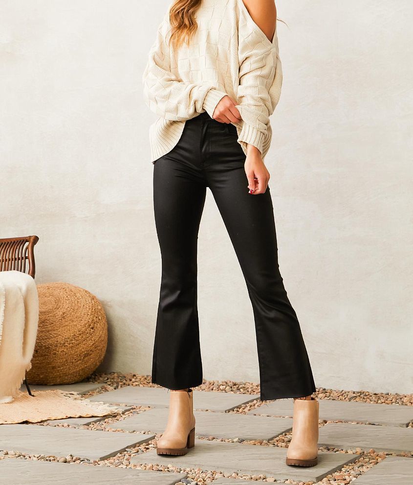 HIDDEN Happi Cropped Flare Stretch Pant front view