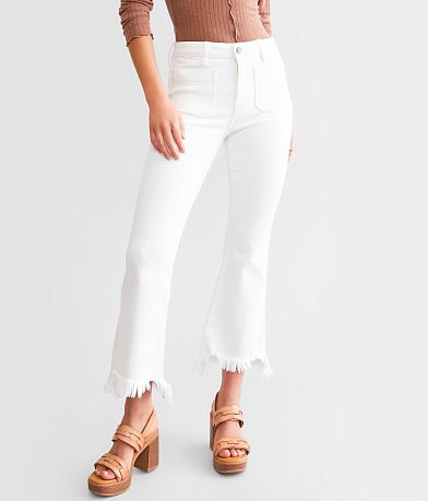 Women's White Flare Jeans