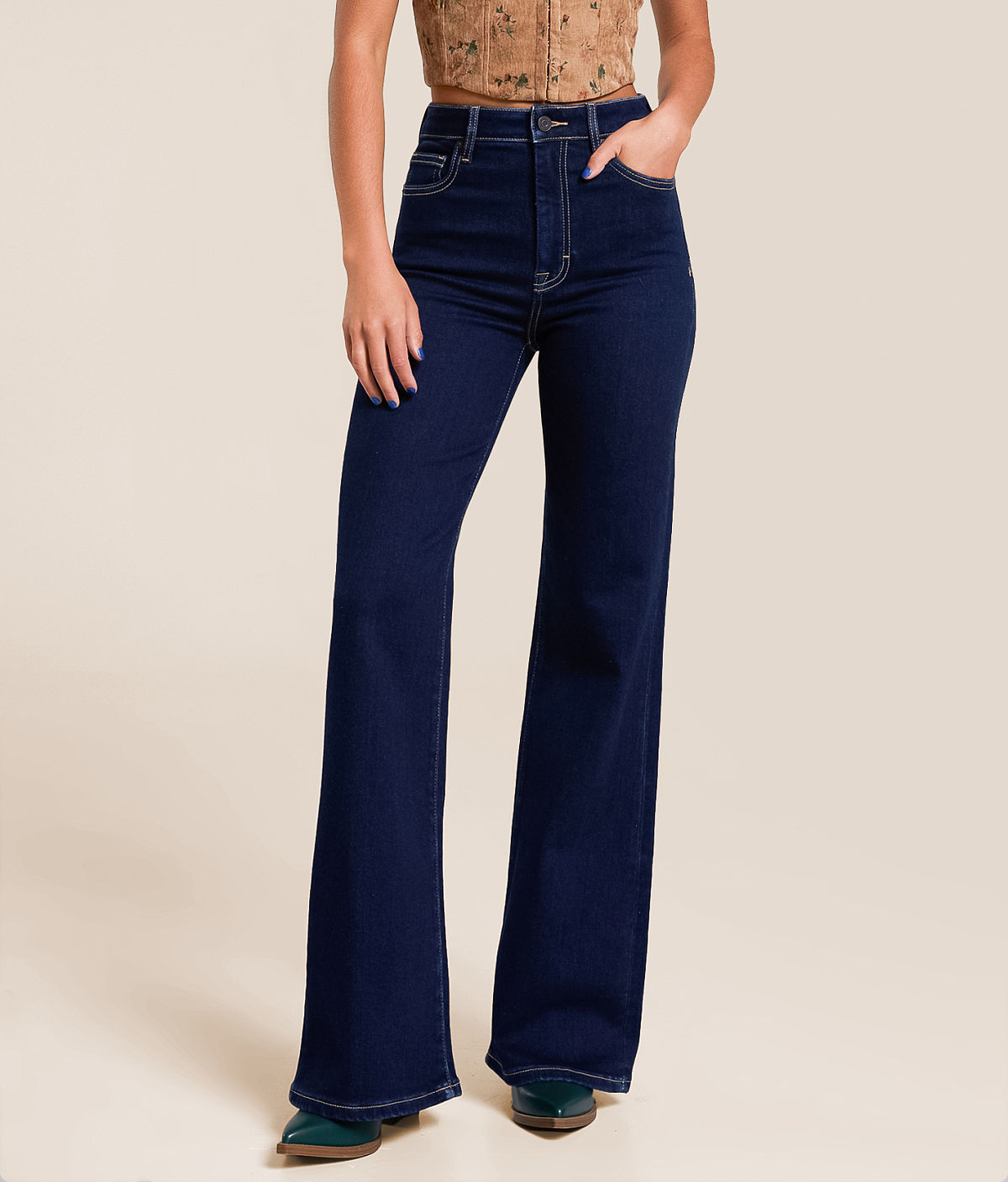 HIDDEN Happi Comfort Flare Stretch Jean — Topanga by Buckle