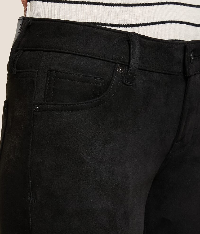 Happi Faux Suede Comfort Flare Stretch Pant