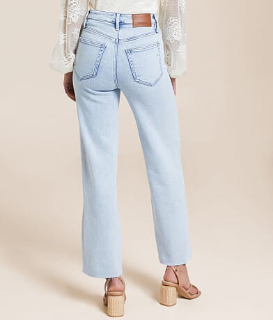 HIDDEN Ella Cropped Straight Stretch Jean back view