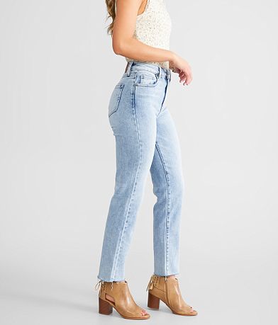HIDDEN Tracey Cropped Straight Jean FULL_LEFT_SIDE
