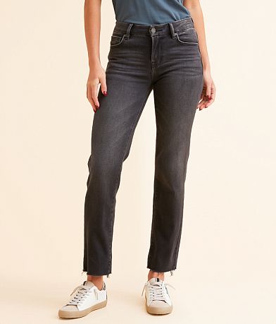 HIDDEN Chloe Cropped Straight Stretch Jean front view
