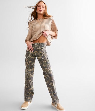HIDDEN Tracey Camo Cargo Straight Stretch Jean MISC_DETAIL_2