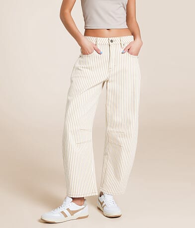 HIDDEN Sammie Striped Barrel Stretch Pant front view