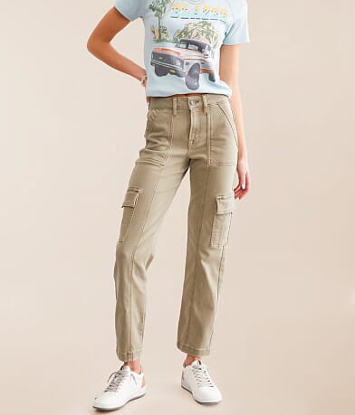 HIDDEN Tracey Cargo Straight Stretch Jean front view