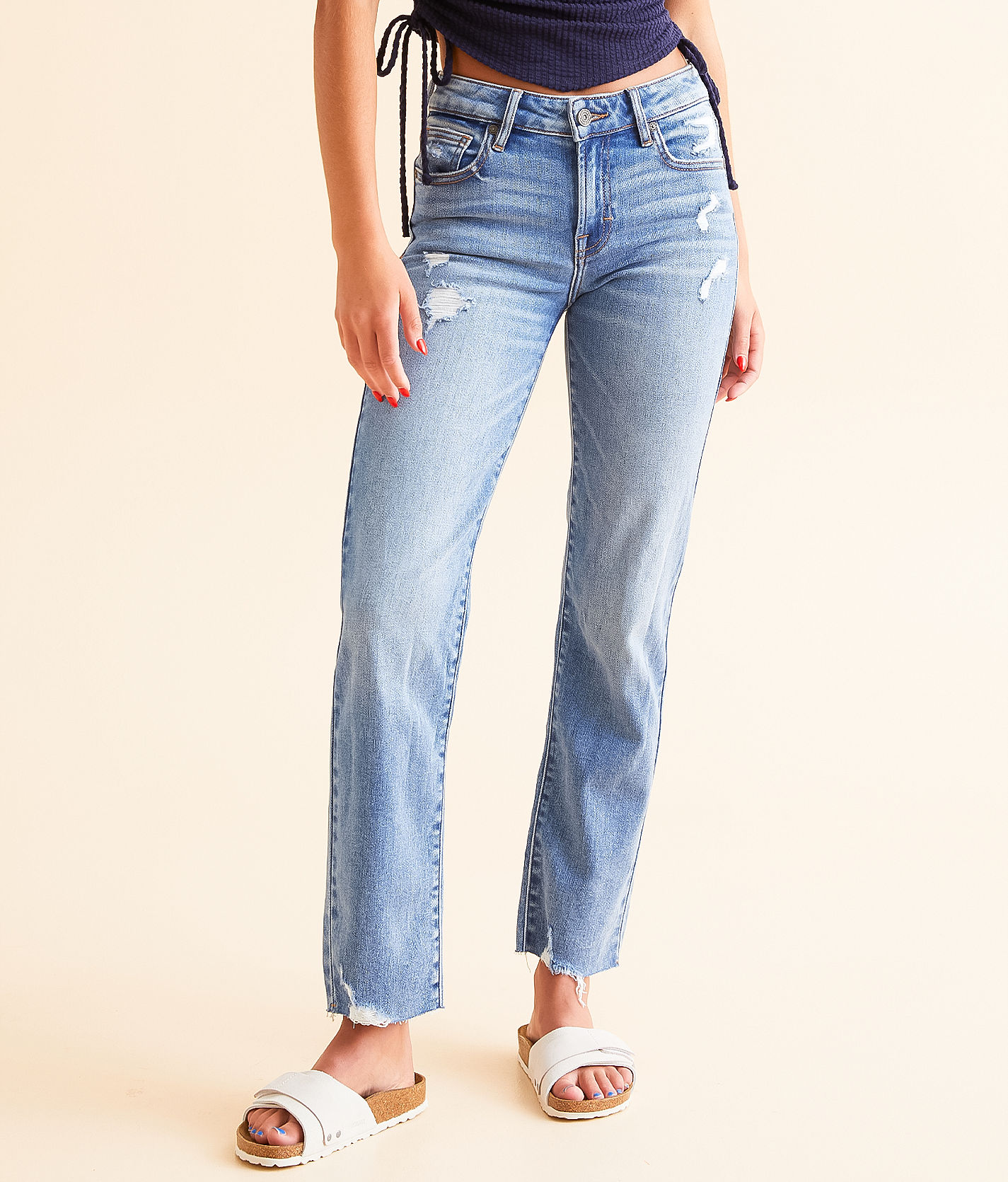 HIDDEN Chloe Cropped Straight Stretch Jean - Women's Jeans
