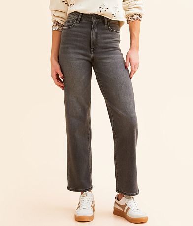 Buckle straight leg jeans hotsell
