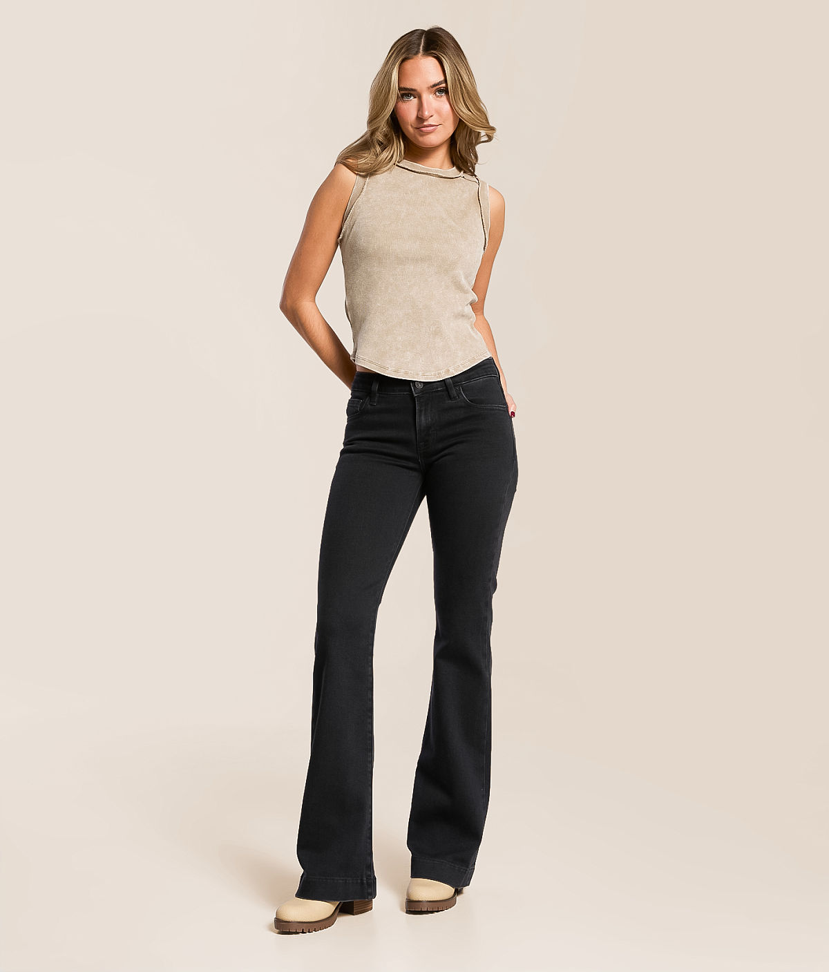 HIDDEN Carter Trouser Stretch Jean — Charcoal by Buckle